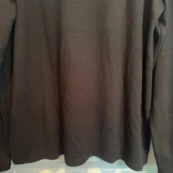 Simons Twik Black Long Sleeve Top Red Rose Embroidery Goth  Emo Romantic Size XL - Picture 5 of 11